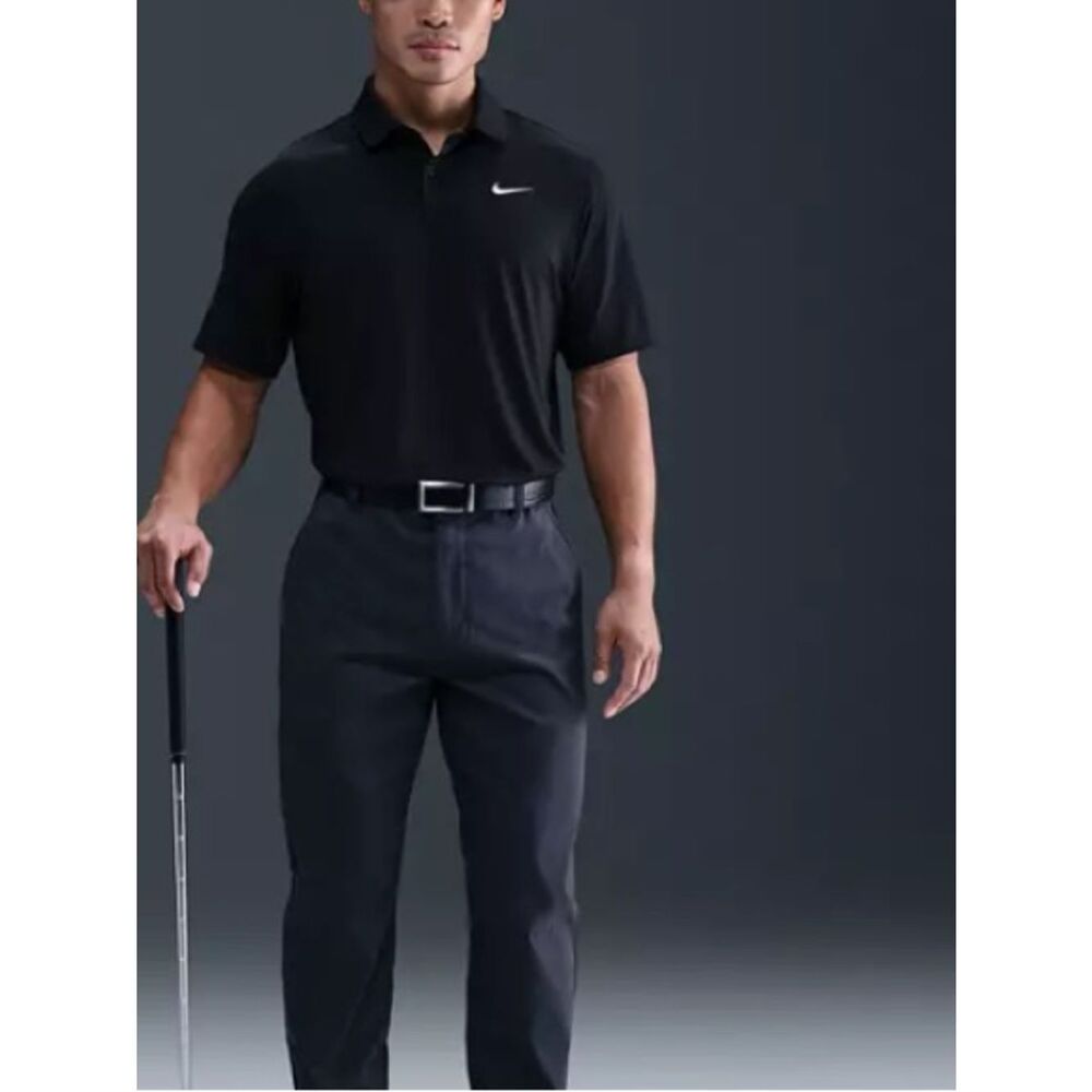Nike Dri-FIT Men's Athletic Polo, Black, Size Large, NWT